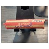 50 Cent Roll of Pennies in Paper Wrapper