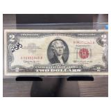 1963 US $2 Red Seal Note A06351345A