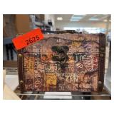 Decorative License Plate Motif Trinket Box