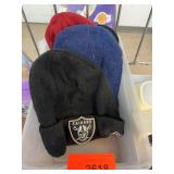 Four Knit Beanies, Sports and Superman