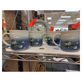 4 Nautical Lighthouse Ceramic Mugs