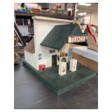 Texaco Gas Station Birdhouse