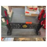 Chinese Black Lacquer Sword Stand with Dragon