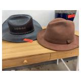 Scala Wool Fedora & Ritts Western Hat XL