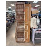 Vintage 78" Door and Shutter Room Divider