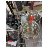 David Burke Stainless Steel Saucepan Set