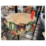 Fitz and Floyd Ceramic Floral Bowl