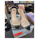JLO Jennifer Lopez BIANCAH Clear Heels, 7.5 M