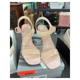 JLO Jennifer Lopez Putty Pink Heeled Sandals