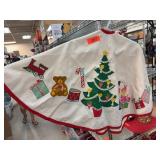 Embroidered Christmas Tree Skirt