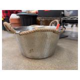Max Studio Home Hammered Metal Tub