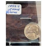 1952-S Jefferson Nickel, Choice Uncirculated