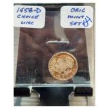 1958-D Roosevelt Dime, Original Mint Set