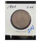 1902 Liberty Head V Nickel