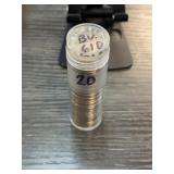 Roll of 1961-D Jefferson Nickels BU
