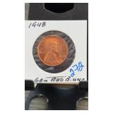 1948 Lincoln Wheat Cent Gem Red BU