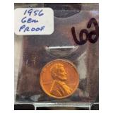 1956 Lincoln Cent Gem Proof