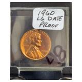 1960 Lincoln Cent Large Date Proof