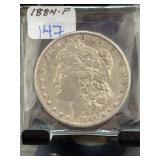 1884-P Morgan Silver Dollar