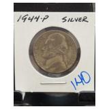 1944-P Silver Jefferson Nickel