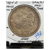 1904-O Morgan Silver Dollar VAM-35A