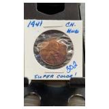 1941 Lincoln Wheat Cent, CH. UNC