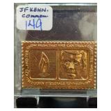 John F. Kennedy Commemorative Bronze Medal