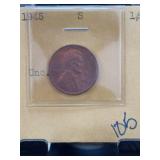 1945-S Lincoln Wheat Cent Uncirculated
