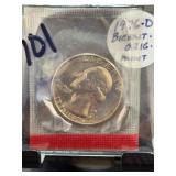 1976-D Bicentennial Quarter Obverse Mint
