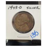 1943-D Silver Jefferson Nickel