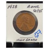 1928 Lincoln Wheat Cent High Grade