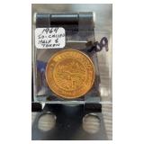 1964 Fitchburg MA 50Â¢ Half Dollar Token