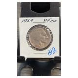 1929 Buffalo Nickel Very Fine