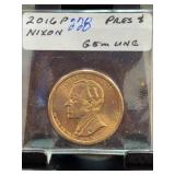2016-P Richard M. Nixon $1 Coin GEM UNC