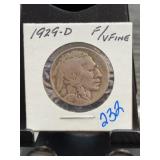 1929-D Buffalo Nickel, Five Cents