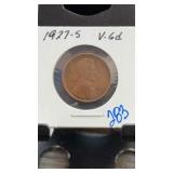1927-S Lincoln Wheat Cent V.Gd