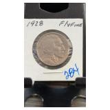 1928 Buffalo Nickel Five Cents