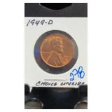 1949-D Lincoln Wheat Cent Uncirculated
