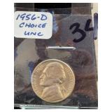 1956-D Jefferson Nickel Choice Uncirculated