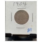 1904 Liberty Head V Nickel