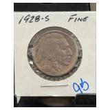 1928-S Buffalo Nickel, Fine Condition