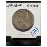 1943-P Jefferson Silver Nickel