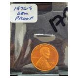 1976-S Lincoln Cent Proof 68