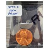 1975-S Lincoln Cent Gem Proof
