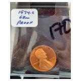 1974-S Lincoln Cent Gem Proof