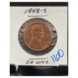 1948-S Lincoln Wheat Cent Uncirculated