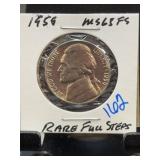 1959 Jefferson Nickel MS65 FS