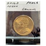 2016-D Richard M. Nixon $1 Presidential Coin
