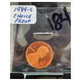 1989-S Lincoln Cent Choice Proof