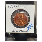 1973-S Lincoln Cent Gem Proof